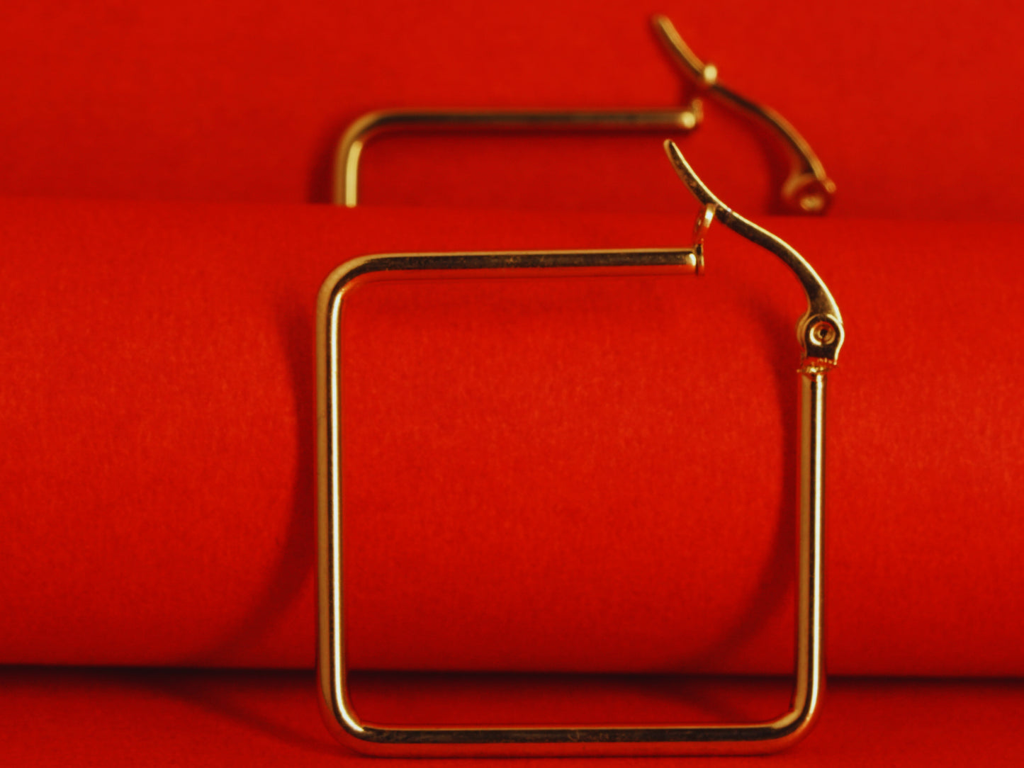Square Hoop Earring