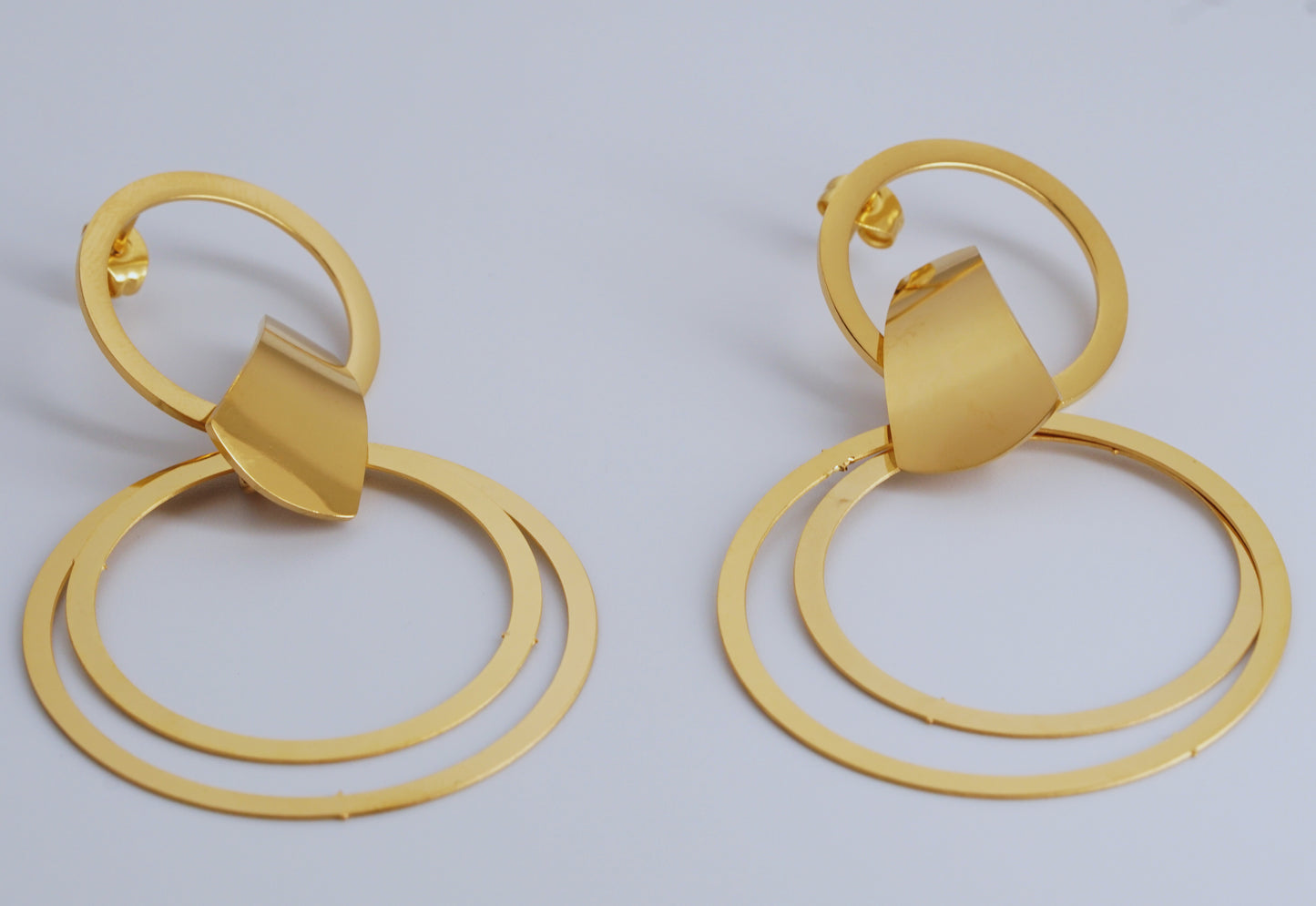 Golden Hoop Earring
